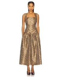 deanna rose jacquard cocktail midi dress Elliatt