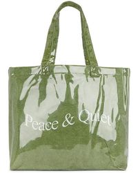 Museum of Peace & Quiet - Wordmark Pvc Kraft Tote Bag トート - Lyst