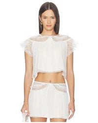 For Love & Lemons - Zelie Sleep Top - Lyst