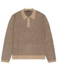 Rails - Polo De Manga Larga Anders En Color Marrón Talla (También En M, S, Xl/1X) - Lyst