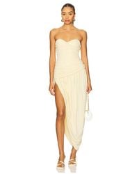 Magda Butrym - Vestido En Color Amarillo Talla (También En 36, 40) - Lyst