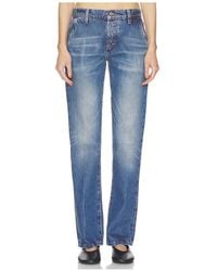 FRAME - The Drop Trouser Jeans - Lyst
