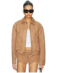 MORE TO COME - Graysen Faux Suede Jacket - Lyst