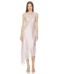SRG - Ellis Silk Midi Dress - Lyst