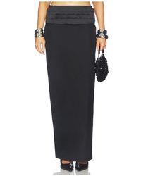 Area - Tuxedo Column Skirt - Lyst