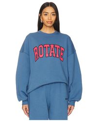 ROTATE BIRGER CHRISTENSEN - Sunday Heavy Sweat Crewneck - Lyst