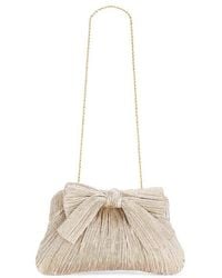 Loeffler Randall - Rayne Pleated Bow Clutch - Lyst