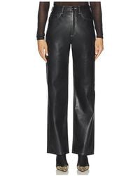 Rag & Bone - Shea Faux Leather Straight Pant - Lyst