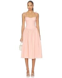MORE TO COME - Theresa Midi Corset Dress - Lyst