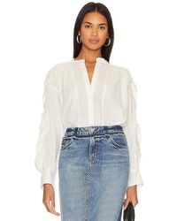 Free People - Maraya Button Up Top - Lyst
