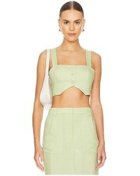 Amanda Uprichard - Royston Crop Top - Lyst