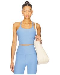 Beyond Yoga - Camiseta Corta Con Espalda Nadadora Spacedye En Color Bebe Azul Talla (También En Xl, Xs, Xxl) - Lyst