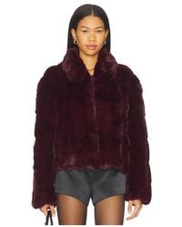 Bardot - Sylvie Zip Faux Fur Jacket - Lyst