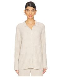 Barefoot Dreams - Kurzärmeliges Oberteil Cozychic Ultra Light Wave Shirt - Lyst