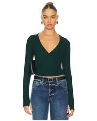 Michael Lauren - Top Manga Larga Fairbanks En Color Verde Talla (También En M, Xl, Xs) - Lyst