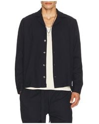 Frescobol Carioca - Safra Wool Knitted Camp Collar Long Sleeve Shirt - Lyst