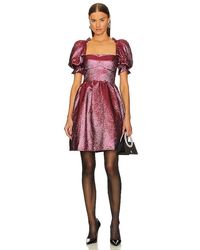 Saloni - Rachel-d Mini Dress - Lyst