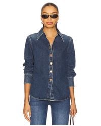 Agolde - Camisa Talia En Color Azul Talla (También En S, M) - Lyst