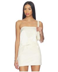 MORE TO COME - Sian Strapless Lace Top - Lyst