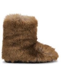 MSGM - Fluffy Flat Boot - Lyst