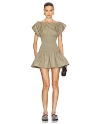 Helsa - Kleid Rib Mix Shirting - Lyst