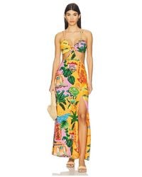 Kulani Kinis - Beaded Cut Out Maxi Dress - Lyst