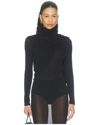 Enza Costa - Sheer Cashmere Jersey Bandana Turtleneck - Lyst