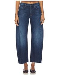 Mother - Jeans The Mid Rise Full-Pipe Flood Fray - Lyst