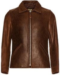 Schott Nyc - Waxy Buffalo Leather Sunset Jacket - Lyst