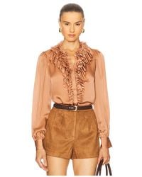 Ulla Johnson - Rouen Silk Ruffle Blouse - Lyst