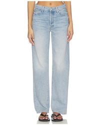 Mother - The Dodger Button Hover Cuff Jeans - Lyst