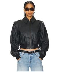 Lovers + Friends - Dylan Faux Leather Bomber ジャケット - Lyst