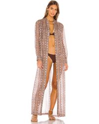 Cali Dreaming Kimonokleid - Mehrfarbig