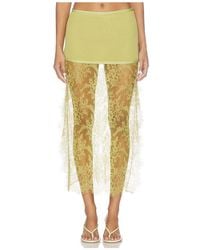 Camila Coelho - Sabrina Midi Skirt - Lyst