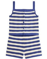 Polo Ralph Lauren - Suéter De Rayas Con Camiseta Sin Mangas Y Short A Juego En Color Azul Talla (También En 5) - Lyst