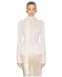 SRG - Frieda Merino Long Sleeve With Scarf - Lyst