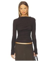 Enza Costa - Cashmere Twist Top - Lyst