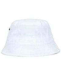 Lacoste - Pique Bucket Hat - Lyst
