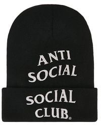 ANTI SOCIAL SOCIAL CLUB - Embroidered Beanie - Lyst