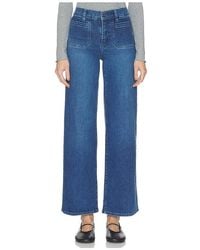 FRAME - Le Slim Palazzo Modernist Pocket Jeans - Lyst
