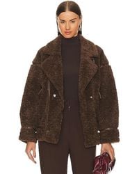 Lamarque - BLOUSON BADU en Brown - Lyst