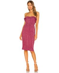 nbd alena midi dress green
