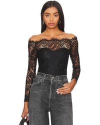 superdown - Rivka Off Shoulder Bodysuit - Lyst