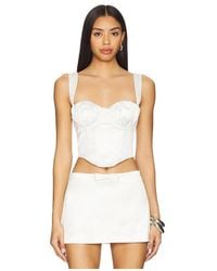 MAJORELLE - Aria Bustier Top - Lyst