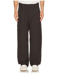 Obey - Dean Stripe Pleated Pant - Lyst