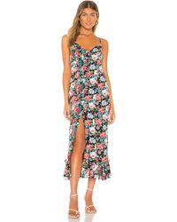 majorelle elaine midi dress