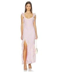 LoveShackFancy - ROBE ROSELINE en Rose - Lyst