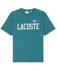 Lacoste - Large Classic Fit Tee - Lyst