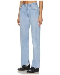 aligrace - Vintage Relaxed Split Jeans - Lyst