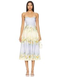 Yumi Kim - Vestido Midi Jen En Color Bebe Azul Talla (También En S) - Lyst